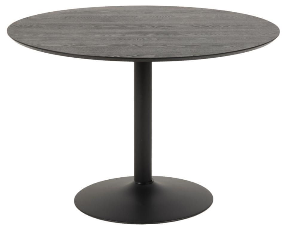 Actona Jedálenský stôl Ibiza 110 cm čierny